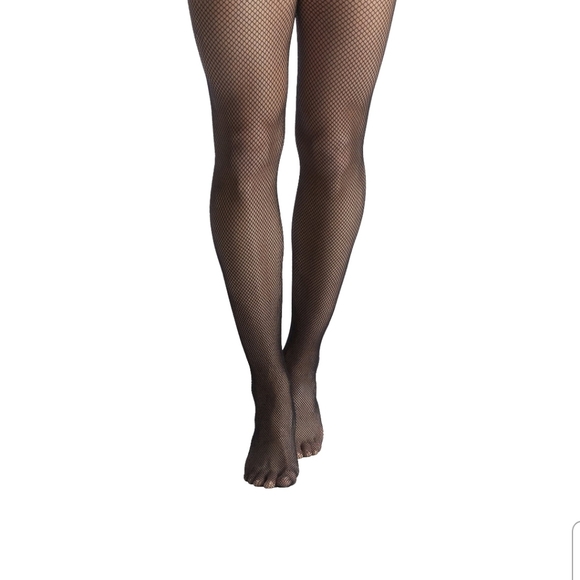 Secret Treasures 2 Pair Fishnet/Opaque Tights - Picture 3 of 8